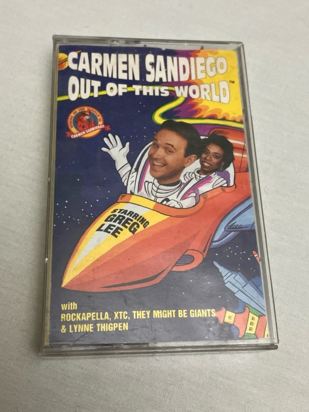 Carmen Sandiego Out of This World cassette tape various artists 1993 vintage